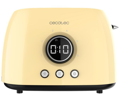 Toster CECOTEC ClassicToast 8000 (żółty)